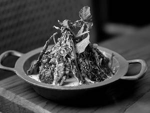 Crispy Palak Patta Chaat