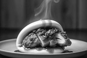 Crispy Chicken Open Bao [2 Pieces]