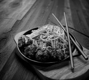 Manchurian + noodles