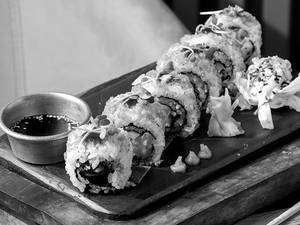 Prawns Tempura Teriyaki Sushi