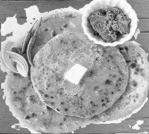 Aloo Paratha with Onion [ 2 parathas]