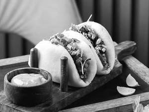 Grilled Sambal Chicken Bao