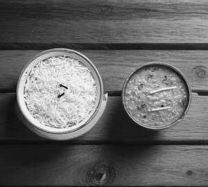 Yellow Dal Tadka Chawal Bowl