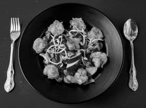 Chinese Greens With Prawn