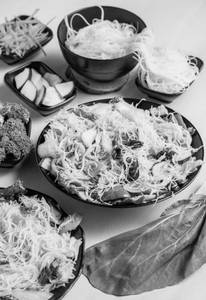 Chicken Mee Foon Noodles