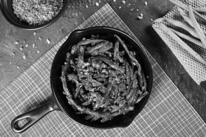 French Beans Burnt Garlic