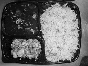Veg Manchurian Gravy With Veg Fried Rice