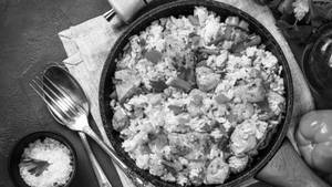 Chicken Singapore Fried Rice