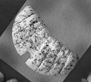 American stuff garlic bread