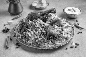 Chicken Dum Biryani.