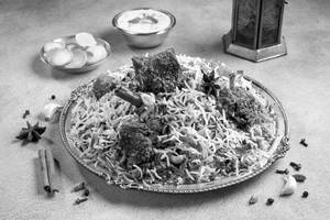 Mutton Dum Biryani.