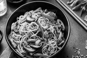 Chicken Mushroom Noodles