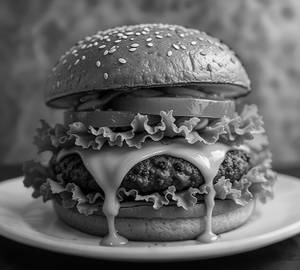 Crispy veg burger
