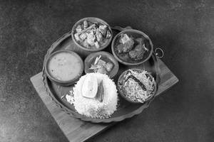 Durga Puja Special Mutton Thali