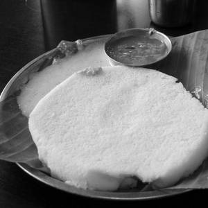Rice Idli With Sambar ( 1 Pcs)