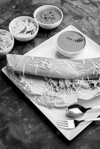 Butter Paneer Dosa