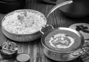 Dal Makhani Rice Meal