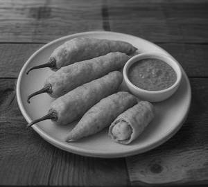 Stuffed Mirchi Bajji
