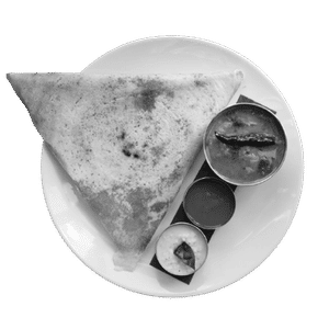 Rava Onion Butter Masala Dosa