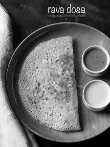 Rava Plain Dosa