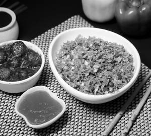 Manchurian Gravy + Fried Rice 