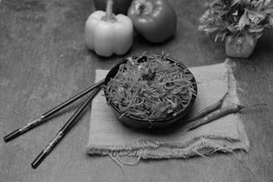Veg. Shezwan Noodles.