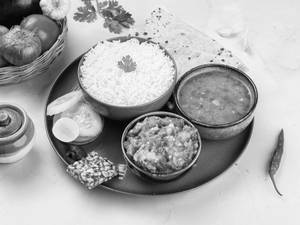 Aloo Baingan Chokha Meal
