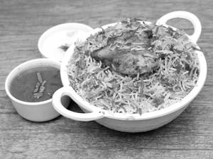 Chicken tikka biryani