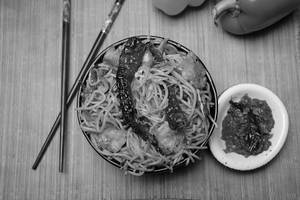 Chicken Singapori Noodles.