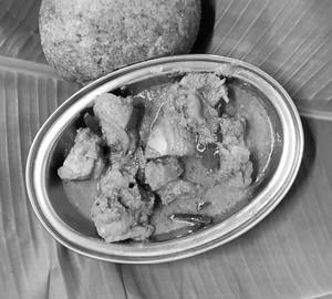 Kali with chicken gravy