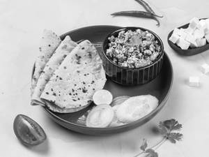 Paneer Bhurji With Bread