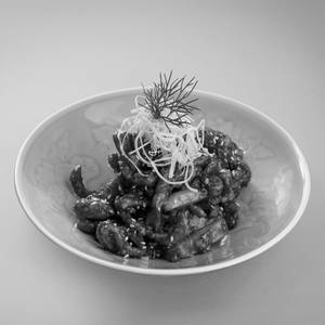 Crispy Lamb With Raw Mango