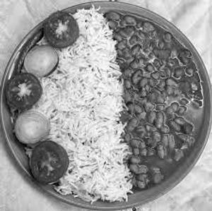 Rajma kadhi chawal