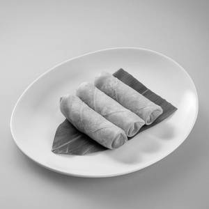 Mushroom Spring Roll With Black Truffle