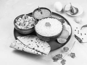 Egg Bhurji Meal