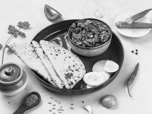 Bhindi Fry With Bread