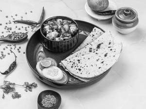 Aloo Jeera With Bread
