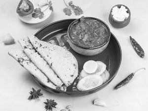 Butter Chicken With Bread