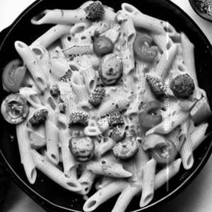 Rainbow Fizz Penne Pasta