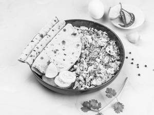 Egg Bhurji With Bread