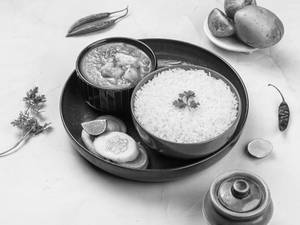 Aloo Curry With Rice
