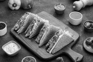 Chicken Shawarma Grilled Sandwich