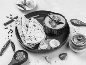 Kadhi Pakoda With Bread