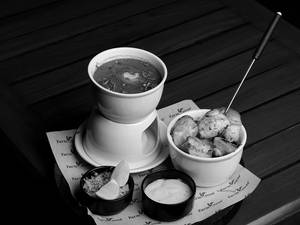 Pav-bhaji Fondue