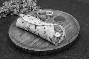 Cheesy Oregano Paneer Kathi Roll