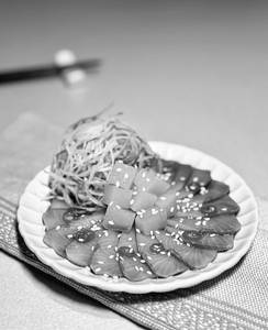 Hamachi Truffle Ponzu With Wasabi Jelly