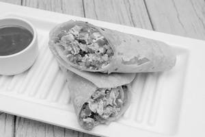 Peppery Veggie Kathi Roll