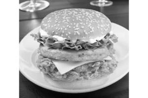 Chicken Tower Burger
