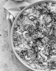 Prawns biryani