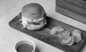 Veg Cheese Burst Burger